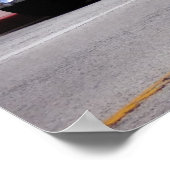 Poster Ancien à Ocean Drive Miami Beach (Coin)