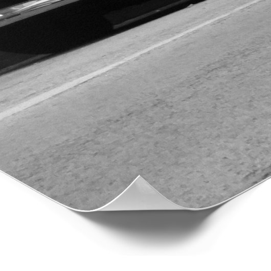 Poster Ancien à Ocean Drive Miami Beach (Coin)