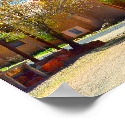 Poster Ancien arbre à pendaisons, Cerrillos, Nouveau-Mexi (Coin)