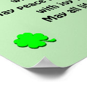 POSTER ANCIEN BIÈRE IRLANDAIS (Coin)