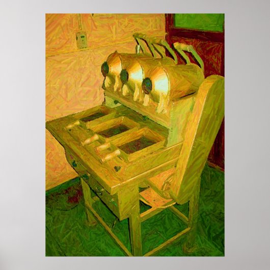 POSTER ANCIEN CAFÉ (Devant)
