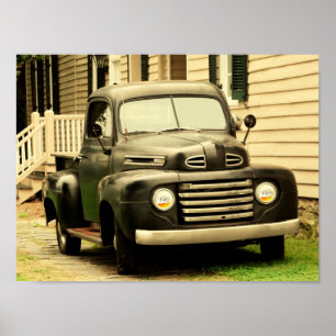 POSTER ANCIEN CAMION