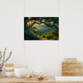 Poster Ancien chêne au lever du soleil (Cuisine)