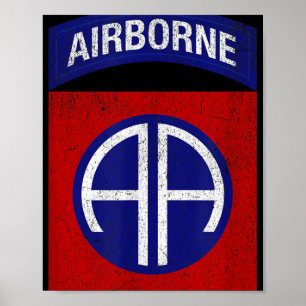 Poster Ancien combattant patriotique en détresse 82e