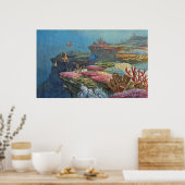 Poster Ancien corail de mer Antique Imprimer (Cuisine)