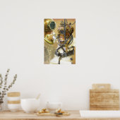 Poster Ancien costume et casque de plongée profonde (Cuisine)