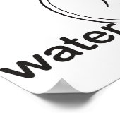 Poster Ancien cycle de guérison feu de bois de métal (Coin)