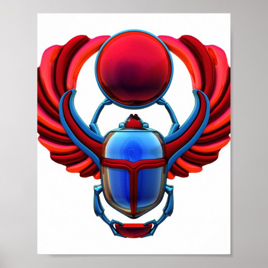 Poster Ancien dendroctone du Scarab en Égypte (Devant)