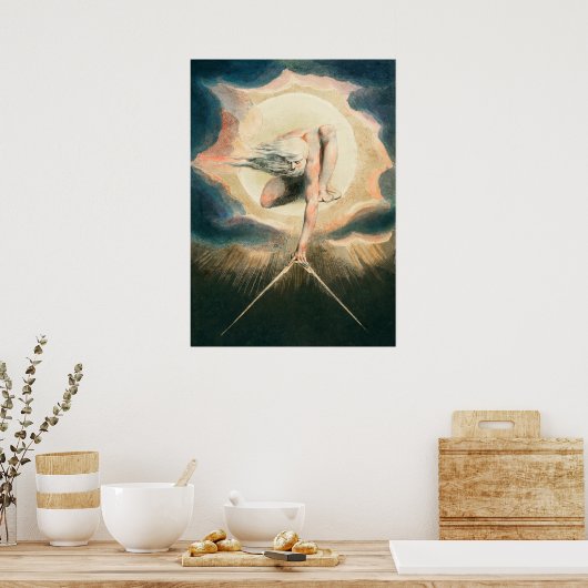 Poster Ancien des jours Fixer une boussole à la Terre (Cuisine)