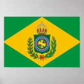 Poster Ancien drapeau brésilien (Devant)