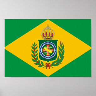 Poster Ancien drapeau brésilien