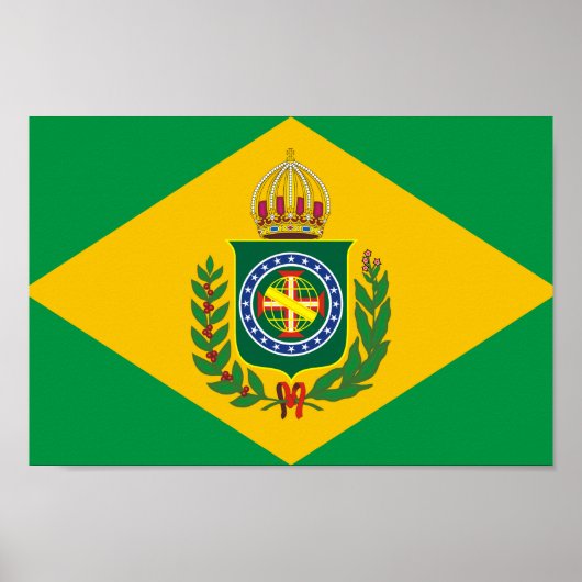 Poster Ancien drapeau brésilien (Devant)