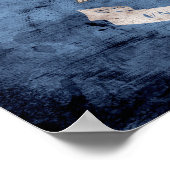 Poster Ancien drapeau de la Louisiane ; (Coin)