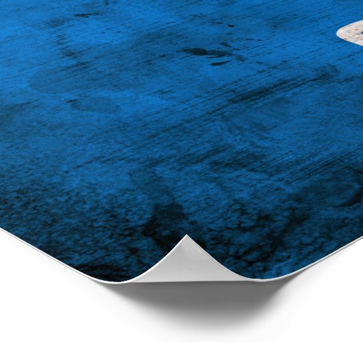 Poster Ancien drapeau de l'Oklahoma ; (Coin)