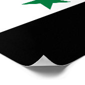 Poster Ancien drapeau de Syrie (Coin)