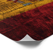 Poster Ancien drapeau espagnol en bois (Coin)