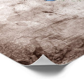 Poster Ancien drapeau Illinois ; (Coin)