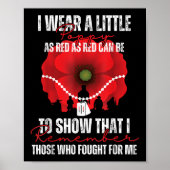 Poster Ancien Jour Fleur Rouge Pavot Usa Memorial Day (Devant)