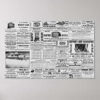 Poster Ancien journal