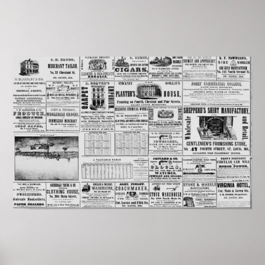 Poster Ancien journal (Devant)