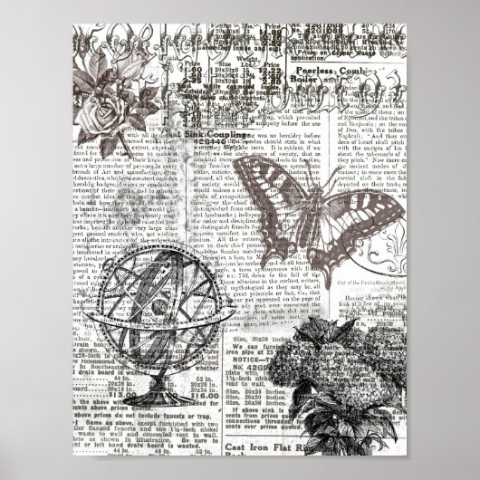 Poster Ancien journal (Devant)