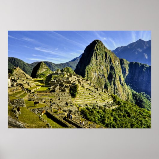 Poster Ancien Machu Picchu, dernier refuge des (Devant)