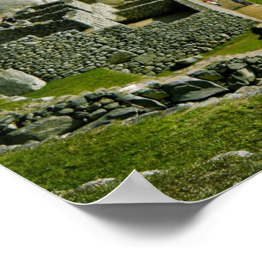 Poster Ancien Machu Picchu, dernier refuge des 2 (Coin)