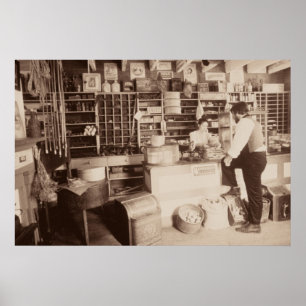 Poster Ancien magasin général