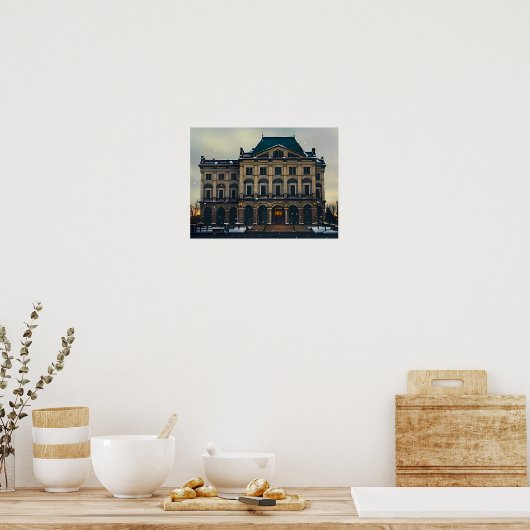Poster Ancien manoir Imprimer l'affiche (Cuisine)
