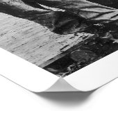 Poster Ancien Mastodon Bones Alaska 1908 (Coin)