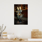 Poster Ancien microscope (Cuisine)