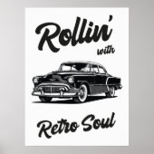 Poster Ancien minuteur avec typographie (Devant)