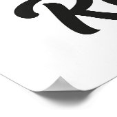 Poster Ancien minuteur avec typographie (Coin)