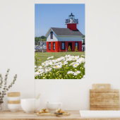 Poster Ancien Phare, Sur Le Lac Kalamazoo, Saugatuck (Cuisine)