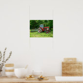 Poster Ancien tracteur international (Cuisine)