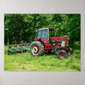 Poster Ancien tracteur international (Devant)