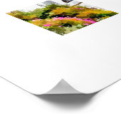 POSTER ANCIEN VILLAGE BALNÉAIRE DE LA GRÈCE (Coin)