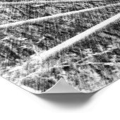 Poster Ancien Wagon Roue Noir Crayon Art (Coin)