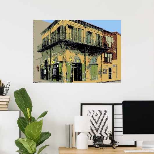 Poster Ancienne Absinthe (Bureau à domicile)