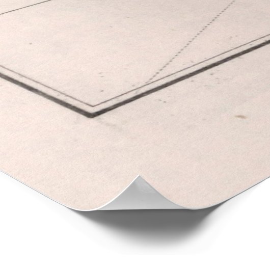 Poster Ancienne bataille de Trafalgar Map (1902) (Coin)