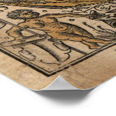 Poster Ancienne Carte du Monde (1531) (Coin)