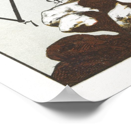 Poster Ancienne carte du pôle nord (Coin)