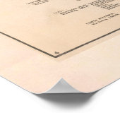 Poster Ancienne carte européenne (1913) Continent europée (Coin)