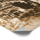 Poster Ancienne cathédrale Vintage Saint-Louis Quartier f (Coin)