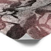 Poster Ancienne clé et Rose (Coin)