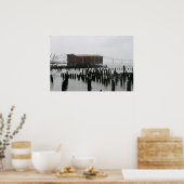 Poster ancienne conserverie Astoia Oregon (Cuisine)