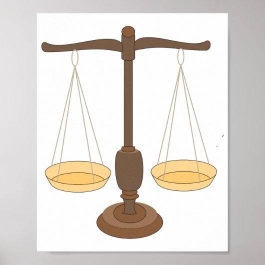 Poster Ancienne échelle de pesage ou poutre de balance (Devant)