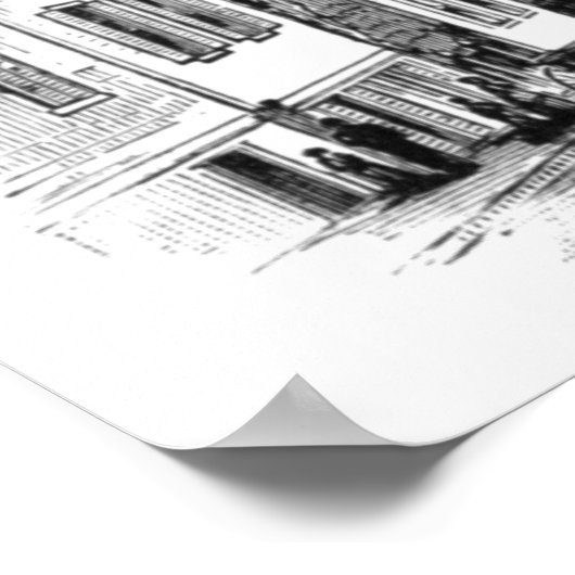 Poster Ancienne église du Nord (Coin)