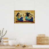 Poster Ancienne Egypte 6 toile (Cuisine)