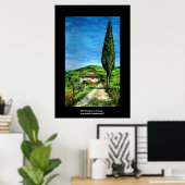 Poster Ancienne ferme du Chianti - Paysage toscane (Bureau à domicile)